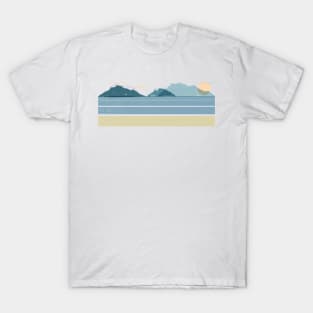 Mountain Sunset Stripes T-Shirt